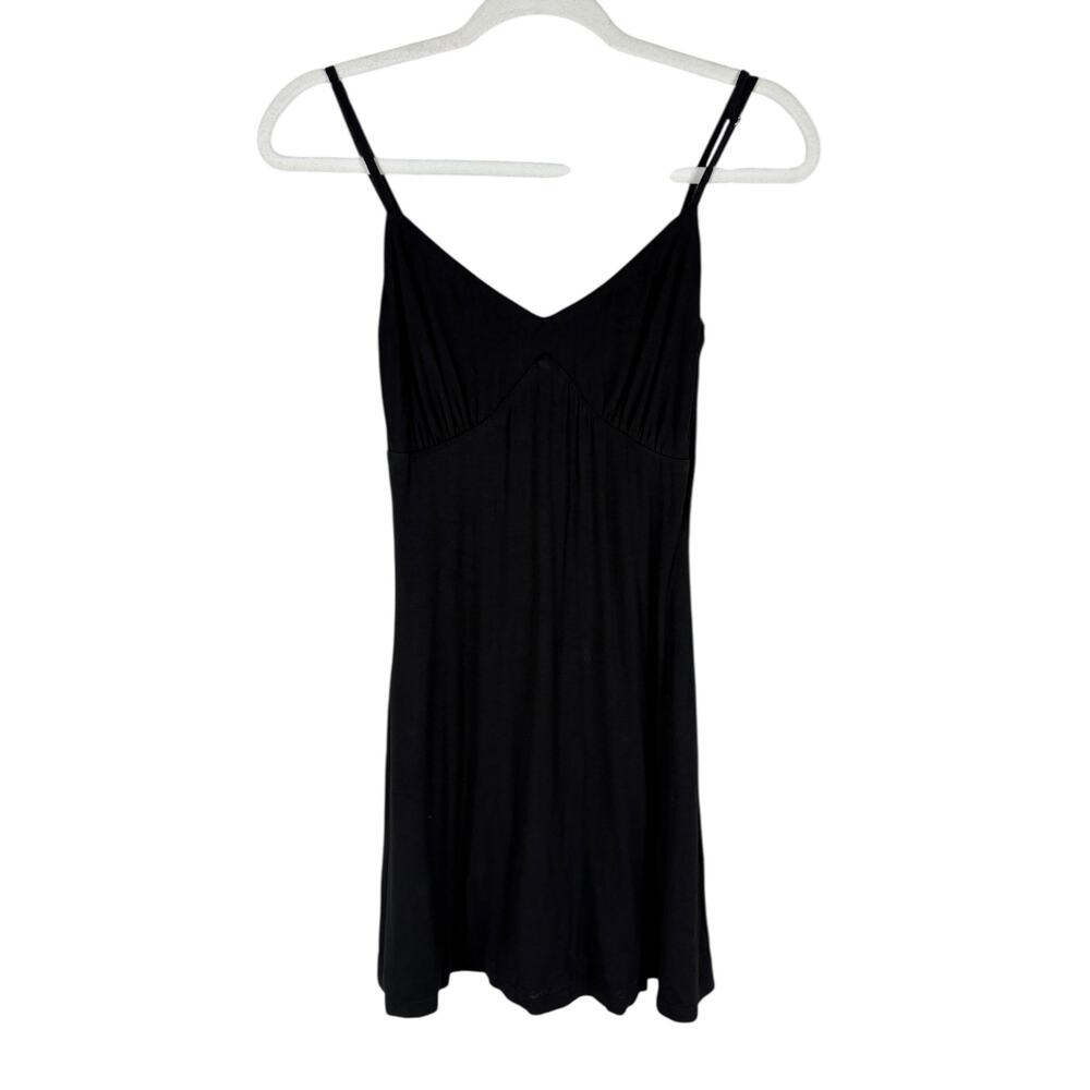 Lovers and Friends Mini Flowy Dress Party Minimalist Chic Elegant Black Size XS